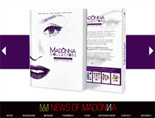 Tablet Screenshot of news-of-madonna.com